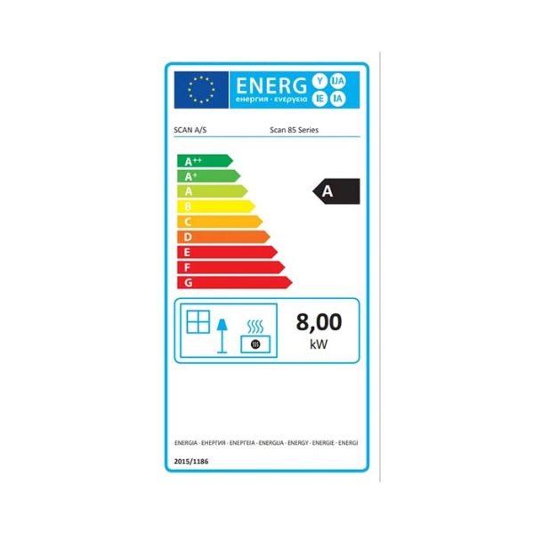 Scan 85-8 Woodburner Energy Rating