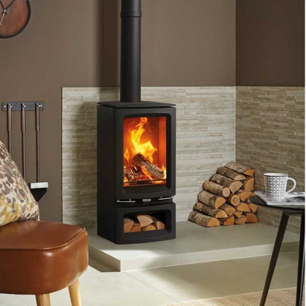 Stovax Vogue Small Tall Freestanding Eco Woodburner
