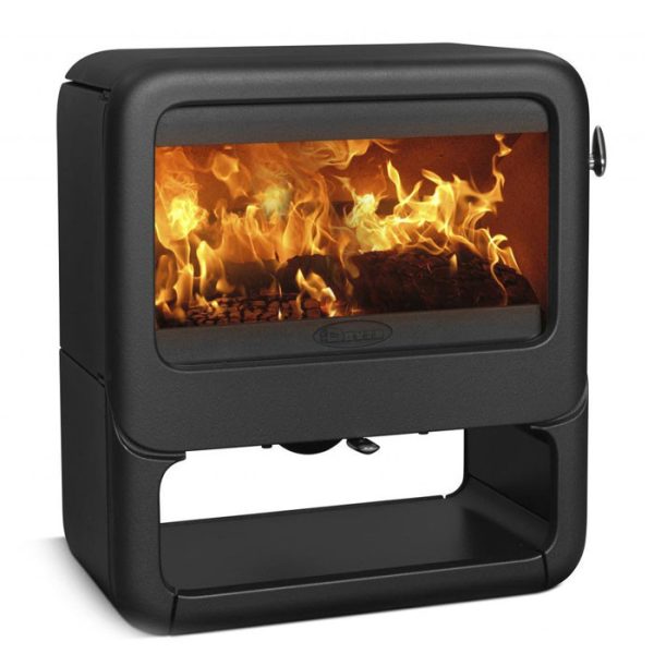 Dovre Rock 500 With Wood Box Freestanding Woodburner