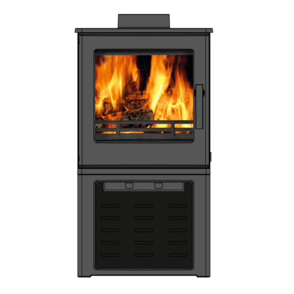 ACR Woodpecker WP4 Woodburner With Logstore