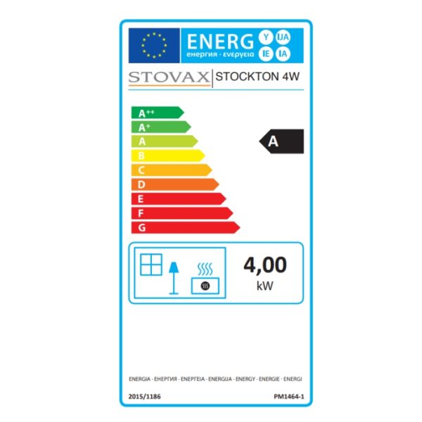 Stovax Stockton 4 Wood Energy Label