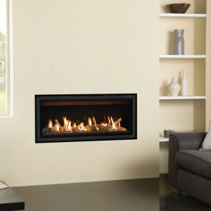 Gazco Studio 2 Slimline Glass Fronted Balanced Flue Gas/LPG