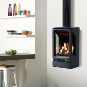 Gazco Vogue Midi T Wall Mounted (3-Sided) Balanced Flue Gas/LPG