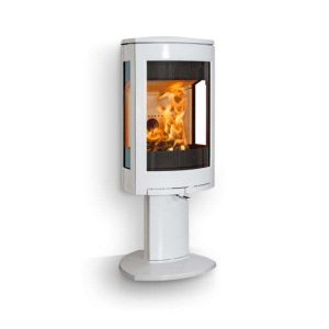 Jotul F373 Advance Woodburner White With Pedestal