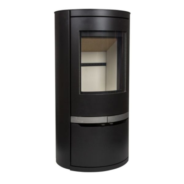 Mi-Fires Ovale Low with Door Wood Burning Stove
