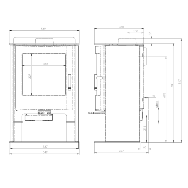 Churchill 5 SE DC Convection Logstore