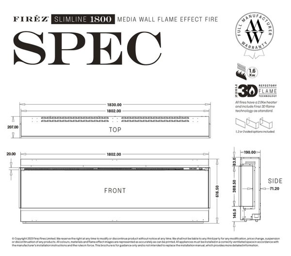 Firez 1800 Slimline